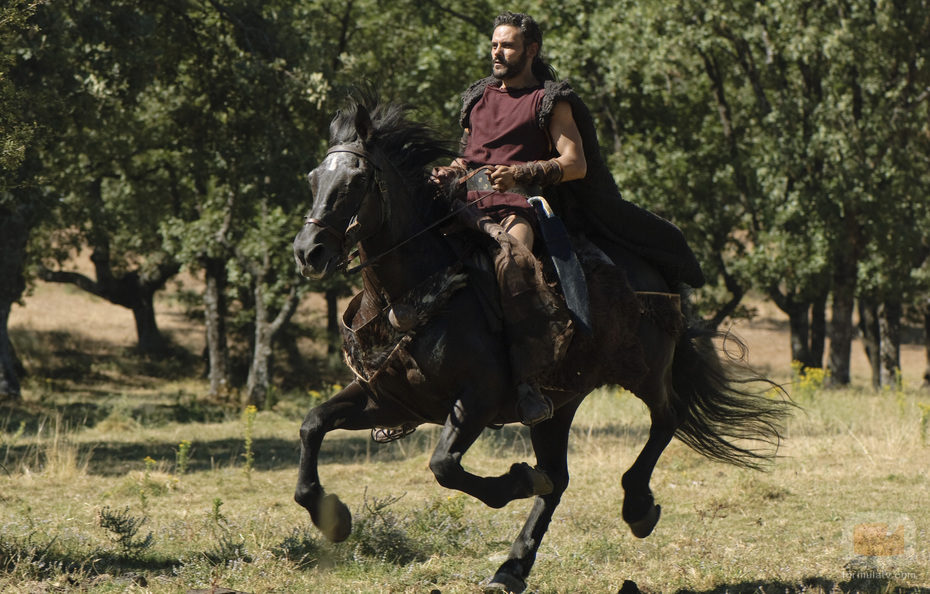 Roberto Enriquez a caballo en 'Hispania'