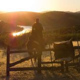 Viriato observa el atardecer