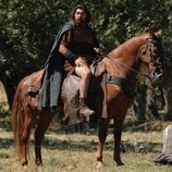 El actor Hovik con su caballo