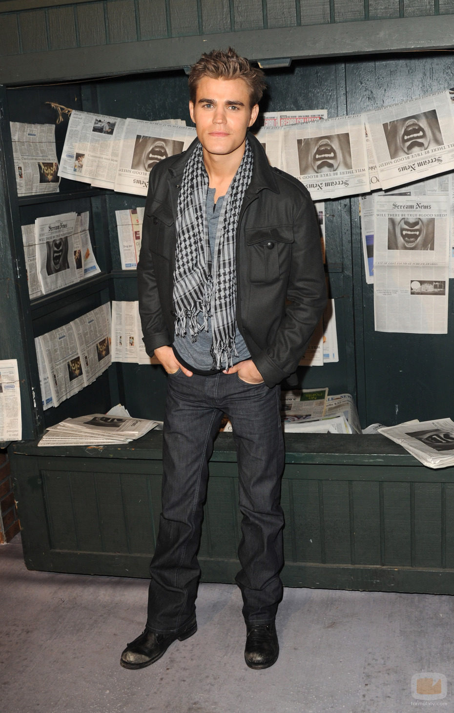 Paul Wesley en los Scream 2010