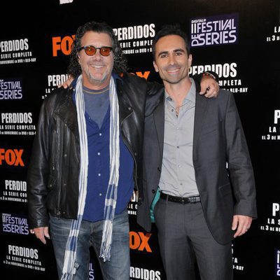 Jack Bender y Nestor Carbonell en Madrid