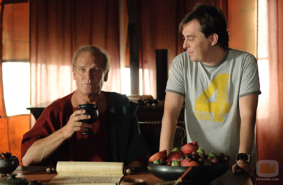 Lluis Homar prepara una escena en 'Hispania'