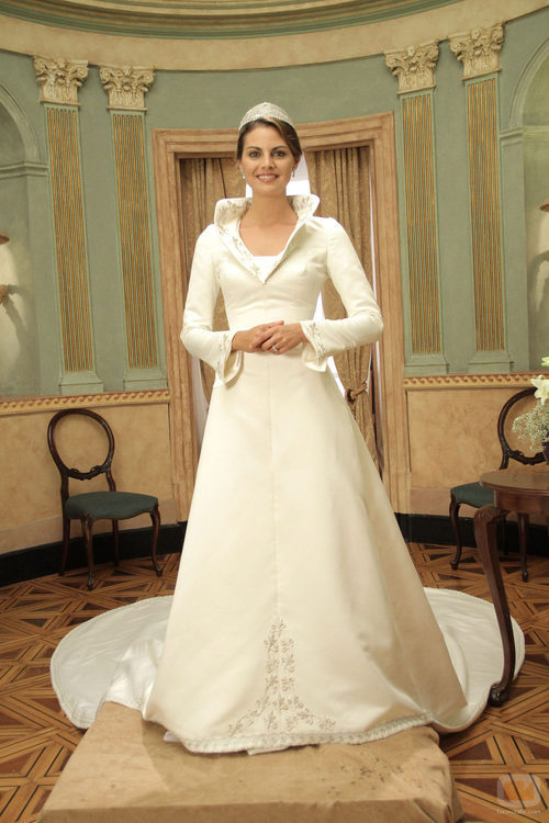 Letizia Ortiz vestida de novia