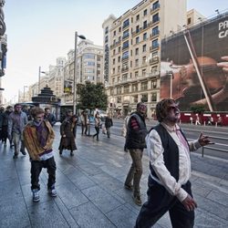 La marcha zombie de 'The walking dead' en Madrid