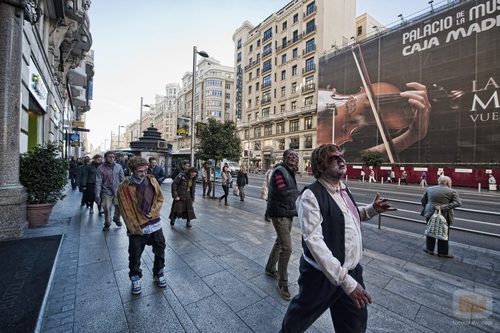 La marcha zombie de 'The walking dead' en Madrid