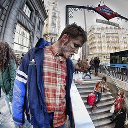 Los zombies promocionan 'The walking dead'
