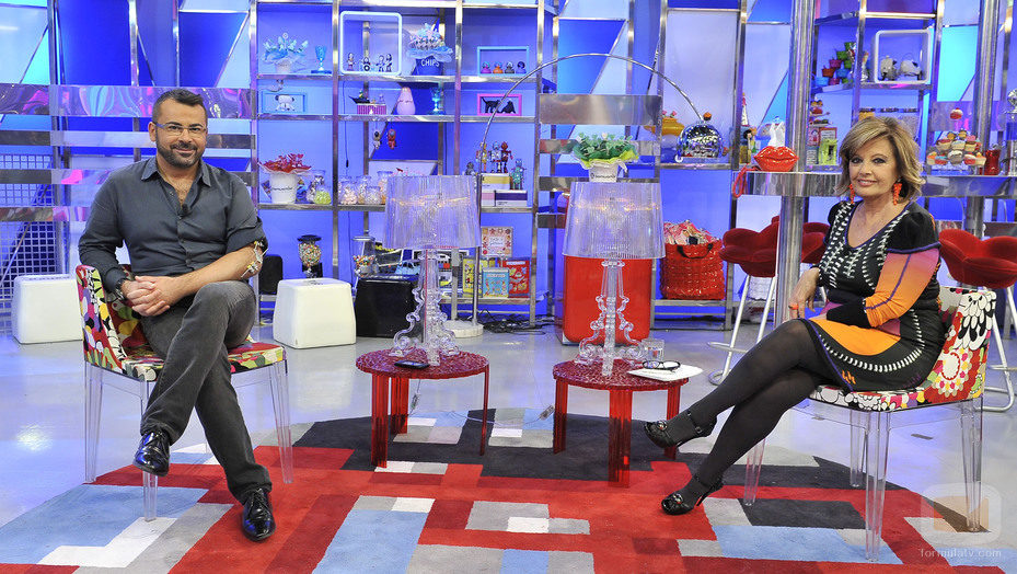 Jorge Javier Vázquez y María Teresa Campos en 'Sálvame'