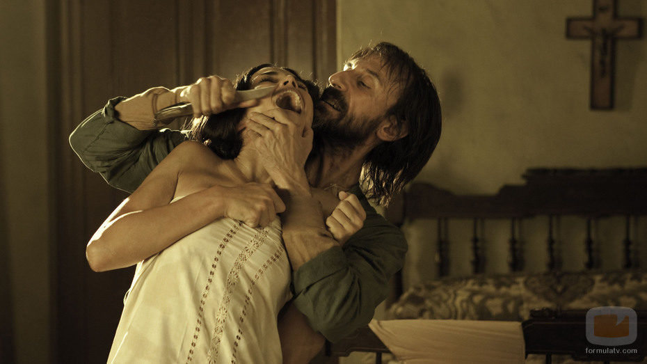 Almudena a punto de ser herida