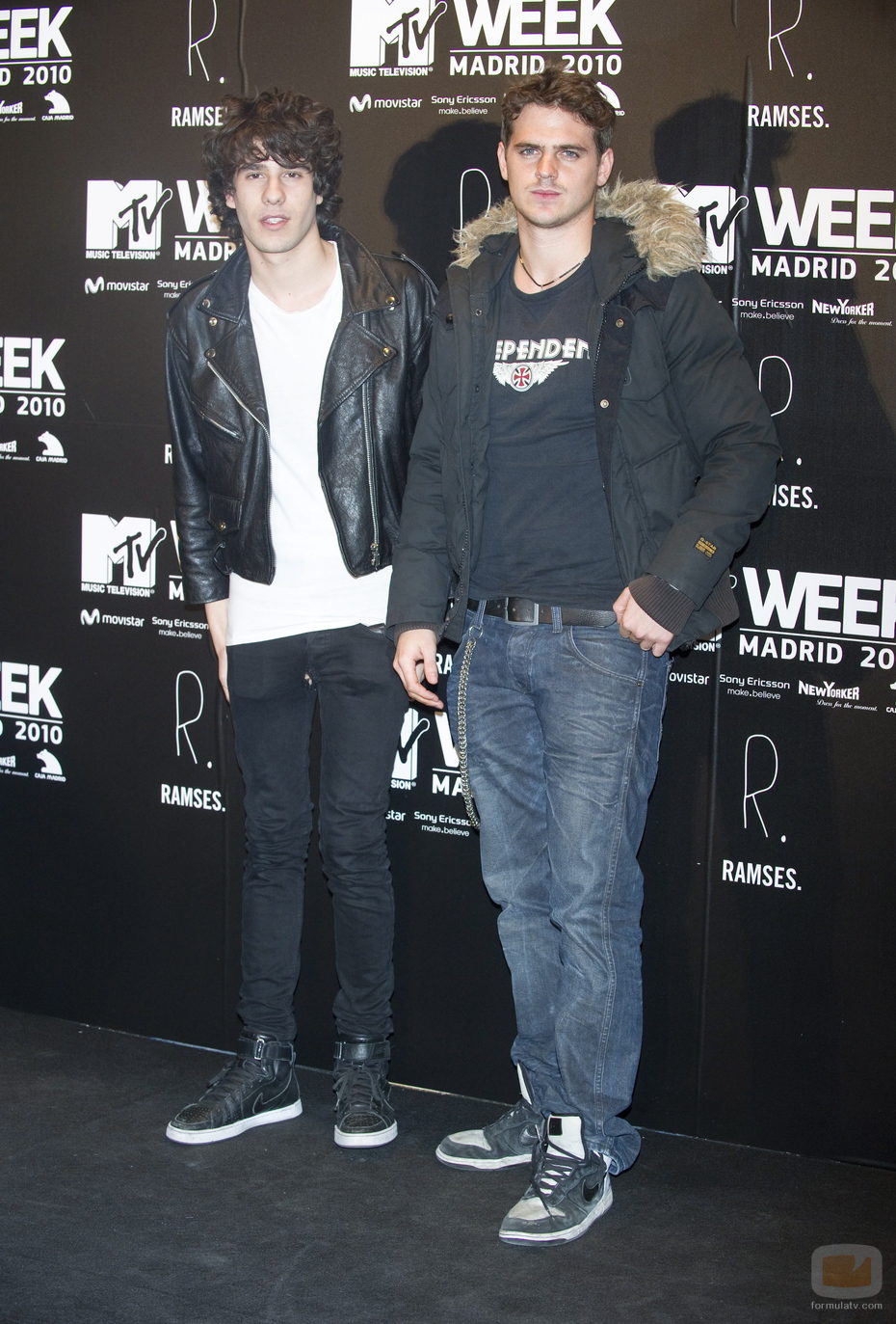 Javier Calvo y Gonzalo Ramos en los MTV 2010