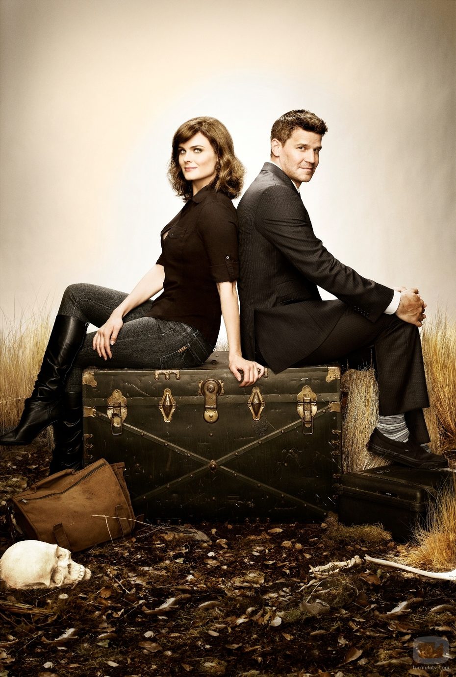 David Boreanaz y Emily Deschanel