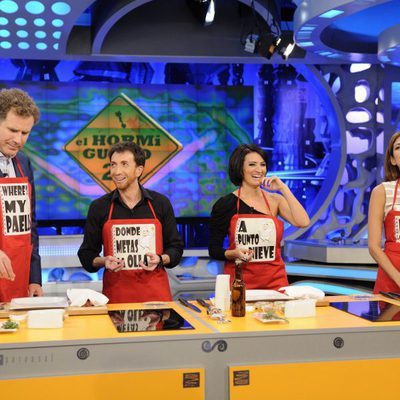 Pablo Motos, Silvia Abril, Eva Mendes y Will Ferrell