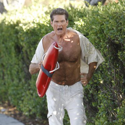 David Hasselhoff, vigilante de la playa