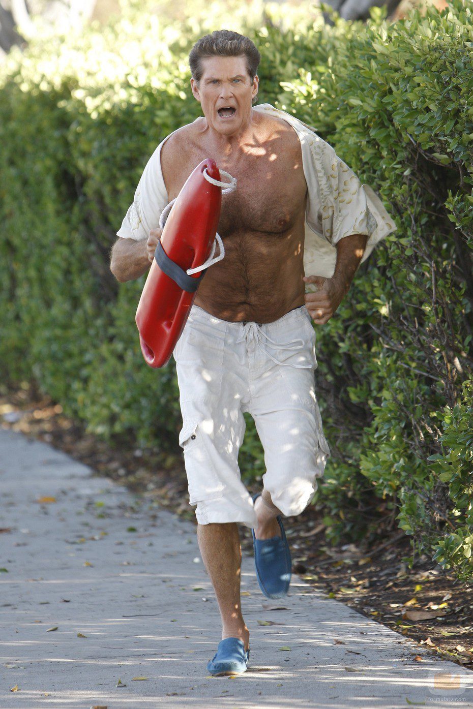 David Hasselhoff, vigilante de la playa