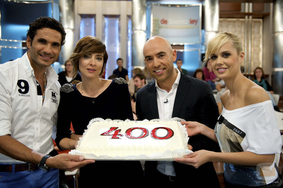 Óscar Higares, Sandra Barneda, Emilio Pineda y Miriam Sánchez