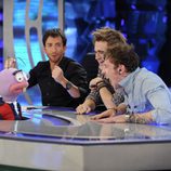Tom Fletcher y Danny Jones hablanca con Trancas