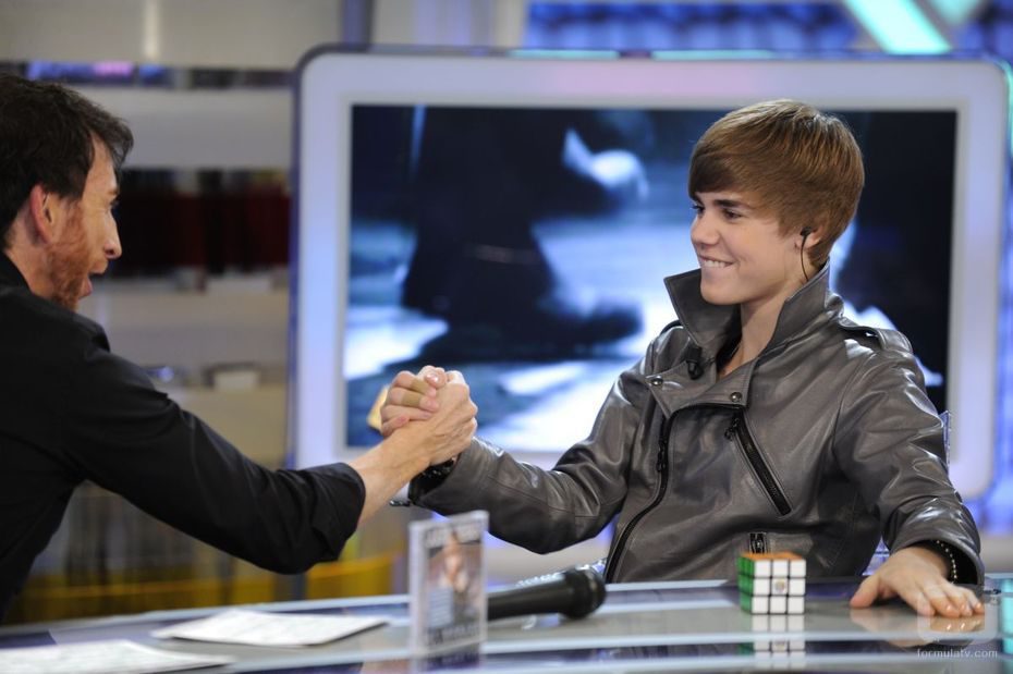Justin Bieber y Pablo Motos