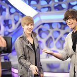 Justin Bieber con Piedrahita
