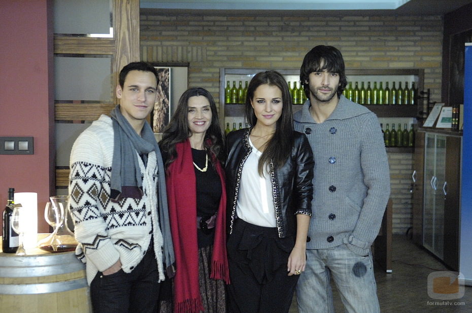 Ricard Sales, Ángela Molina, Paula Echevarría y Aitor Luna