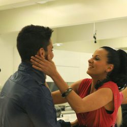 Laura y Marcelo de Gran Hermano muy cariñosos