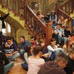 Sentada de los alumnos en contra de Elsa en 'El internado'