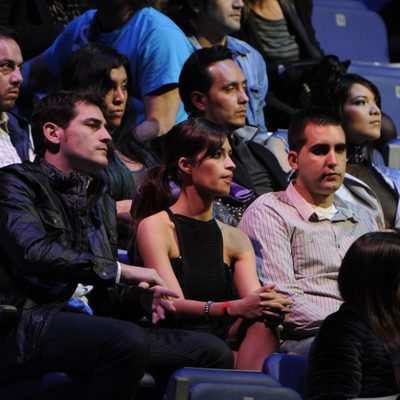Sara Carbonero e Íker Casillas en los Premios 40 2010