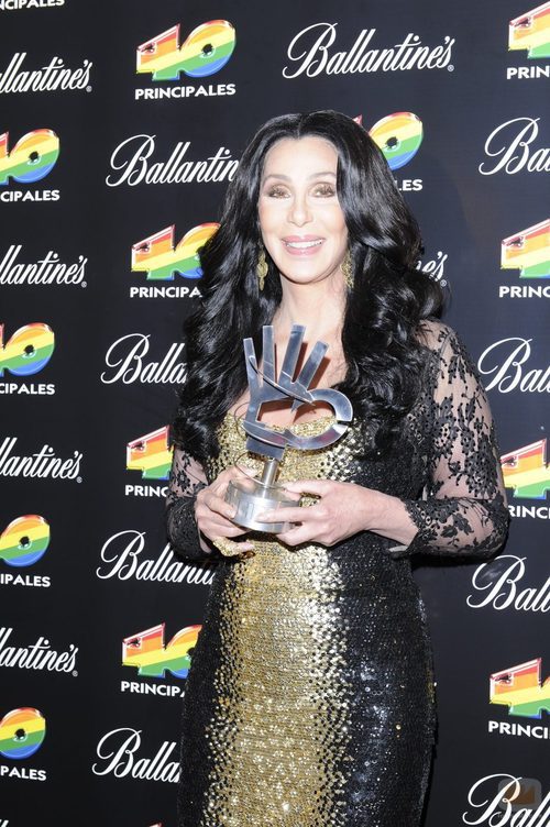 Cher en los Premios 40 2010