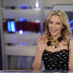 Kylie Minogue se divierte en 'El hormiguero'