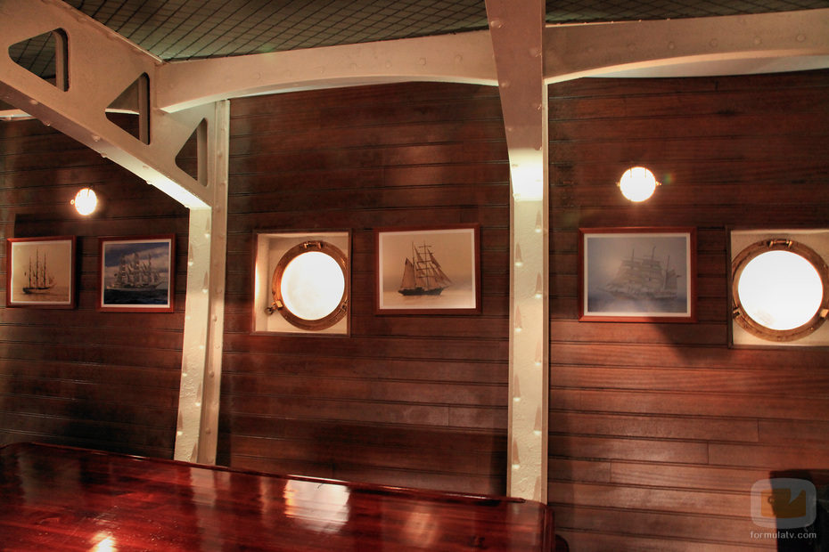 Un decorado de 'El barco'