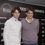 Rafa Nadal y Roger Federer