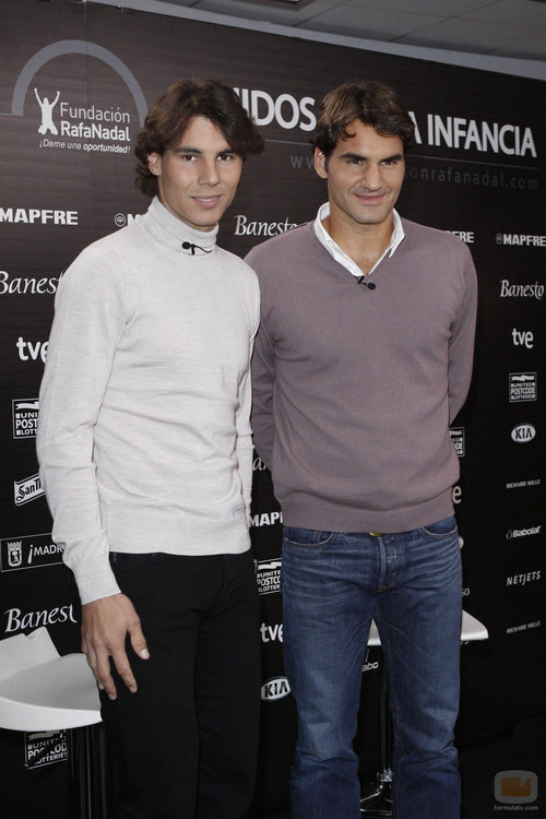 Rafa Nadal y Roger Federer