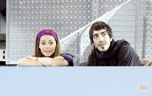 Miriam Gallego y su acompañante