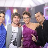 Dani Martín con los profesores de 'Fama'