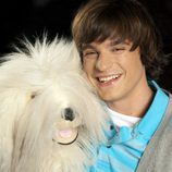 El perro Samson y Jaisiel Ramos