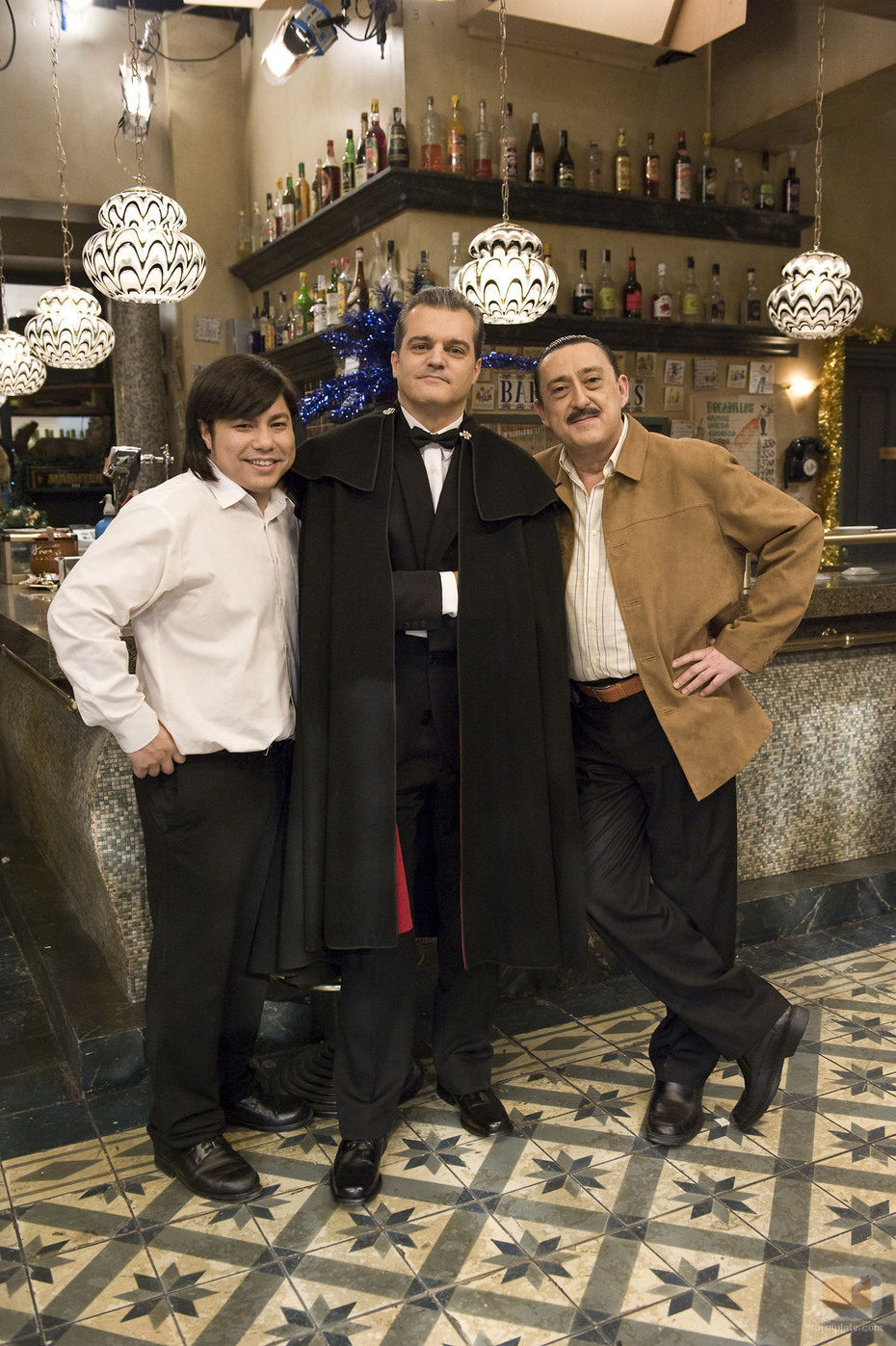 Óscar Reyes, Ramón García y Mariano Peña