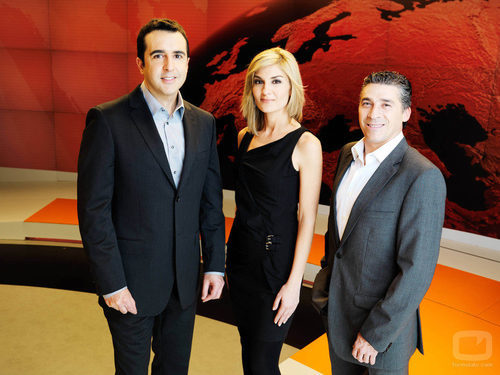 Luis Fraga, Sandra Golpe y Javier Alba