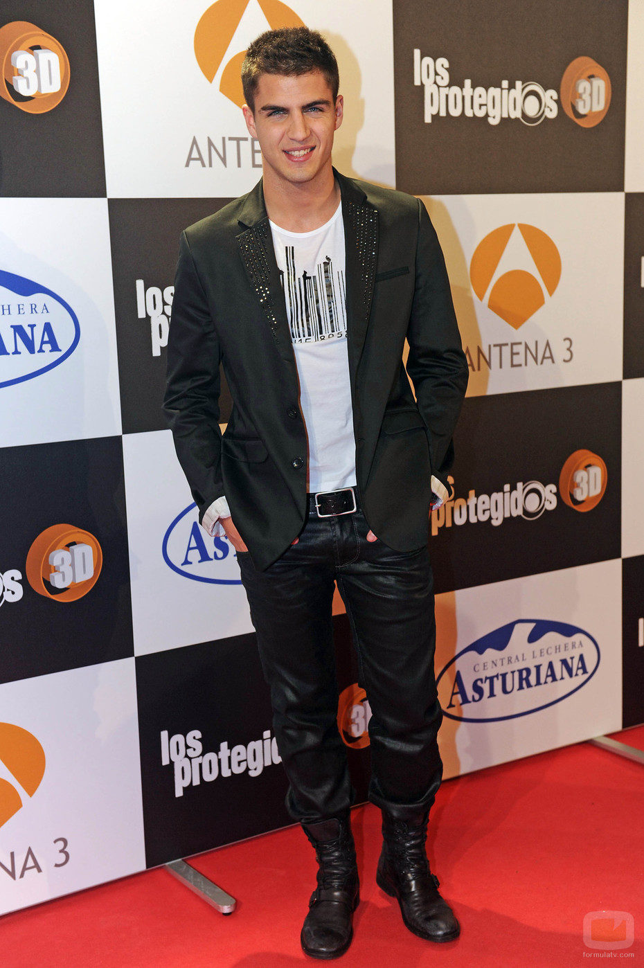 Maxi Iglesias en la presentación de la segunda temporada de 'Los protegidos'