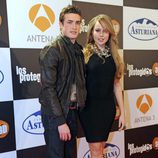 Raúl Mérdida y Esmeralda Moya en la presentación de 'Los protegidos'