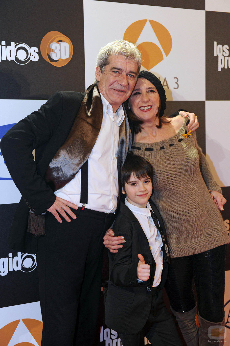 Óscar Ladoire, David Avilés y Gracia Olayo, de 'Los protegidos'