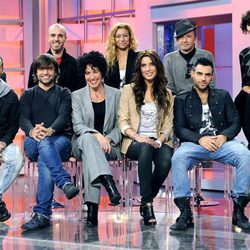 El equipo de profesores de 'OT 2011' y Pilar Rubio