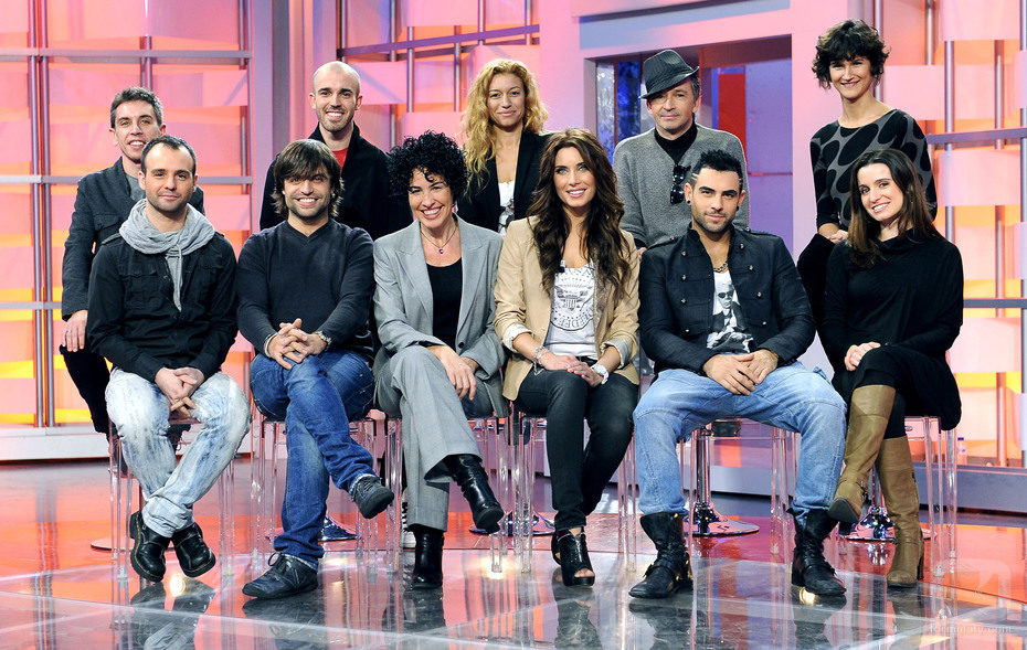 El equipo de profesores de 'OT 2011' y Pilar Rubio