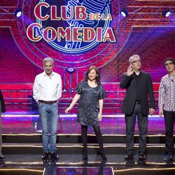 Eva Hache y los invitados de 'El club de la comedia'