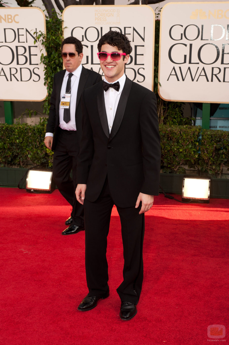 Darren Criss de 'Glee' en los Globos de Oro 2011