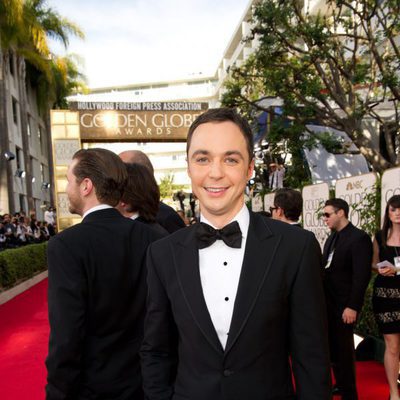 Jim Parsons en los Globos de Oro 2011