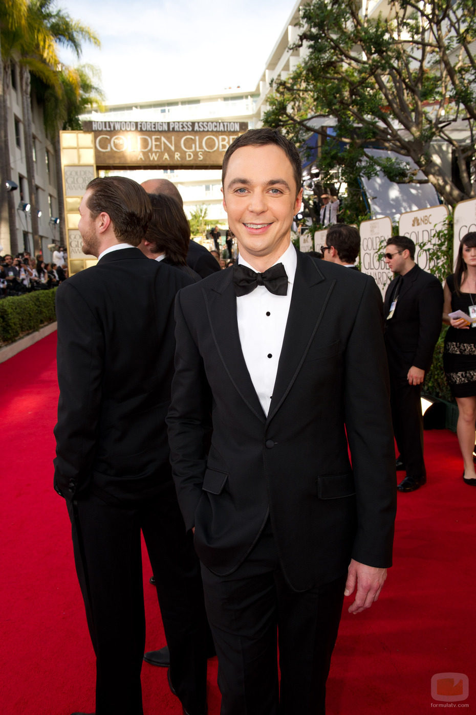 Jim Parsons en los Globos de Oro 2011
