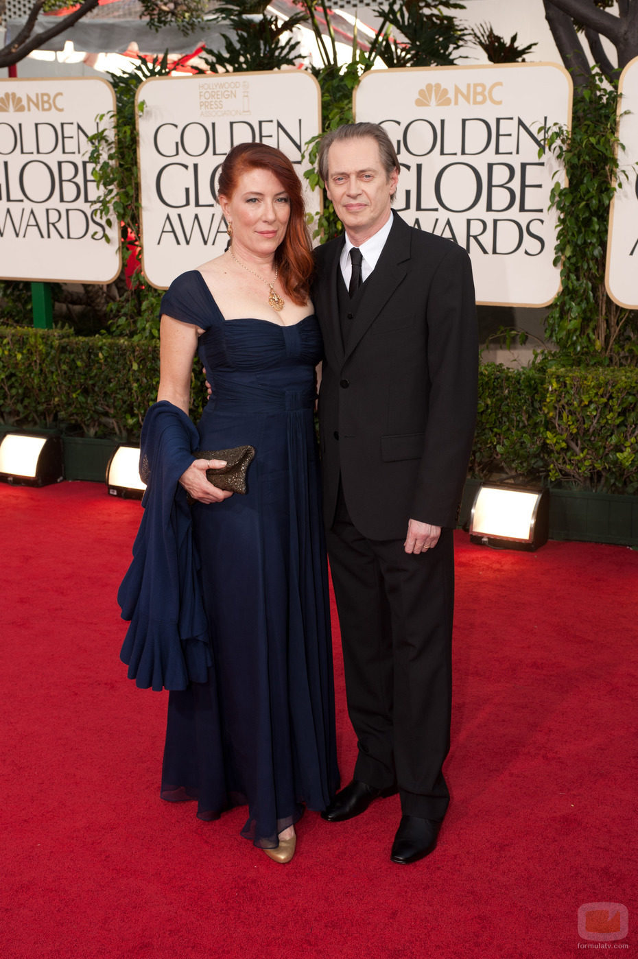 Steve Buscemi en los Globos de Oro 2011