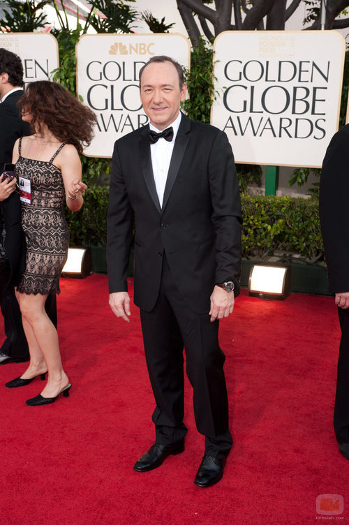Kevin Spacey en los Globos de Oro 2011