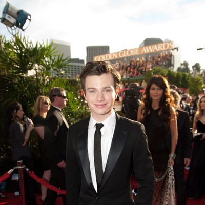Chris Colfer en los Globos de Oro 2011