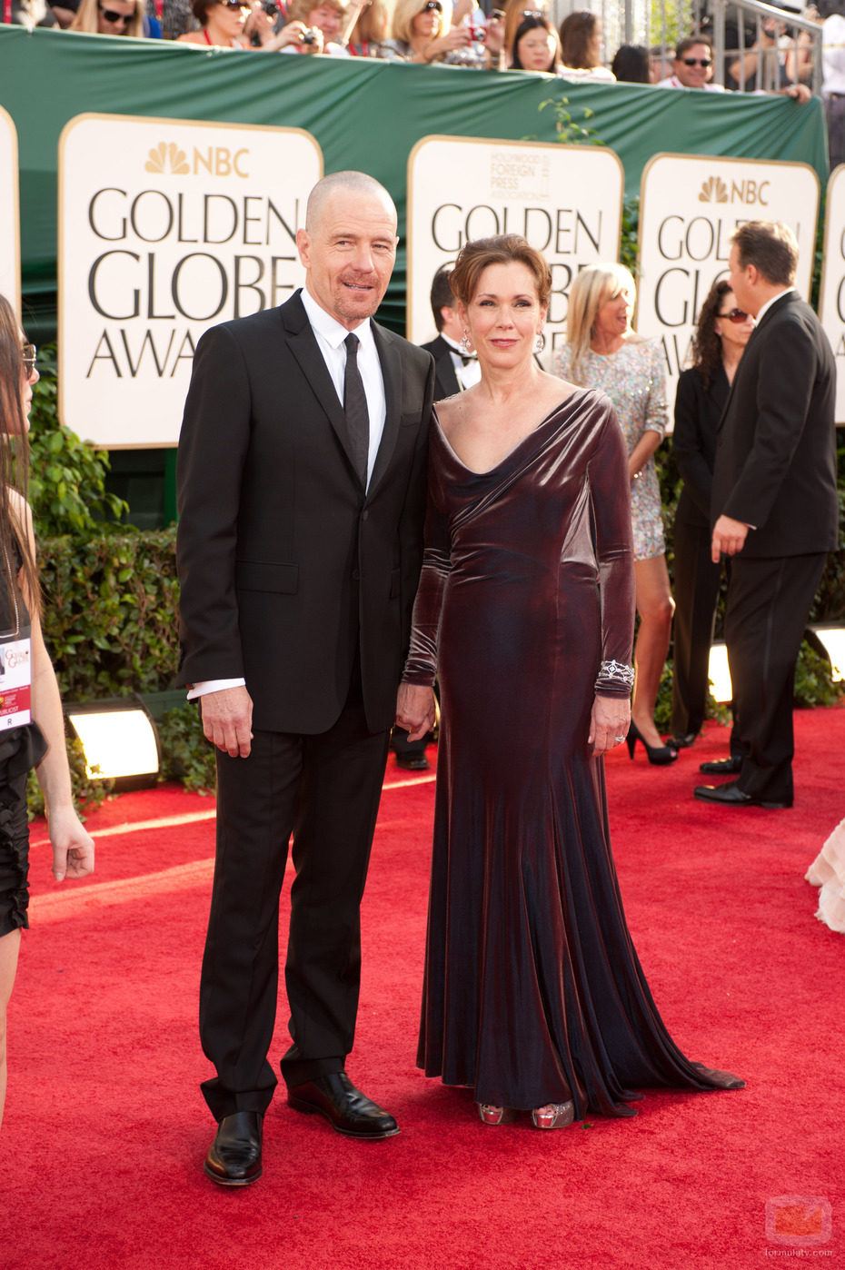 Bryan Cranston en los Globos de Oro 2011