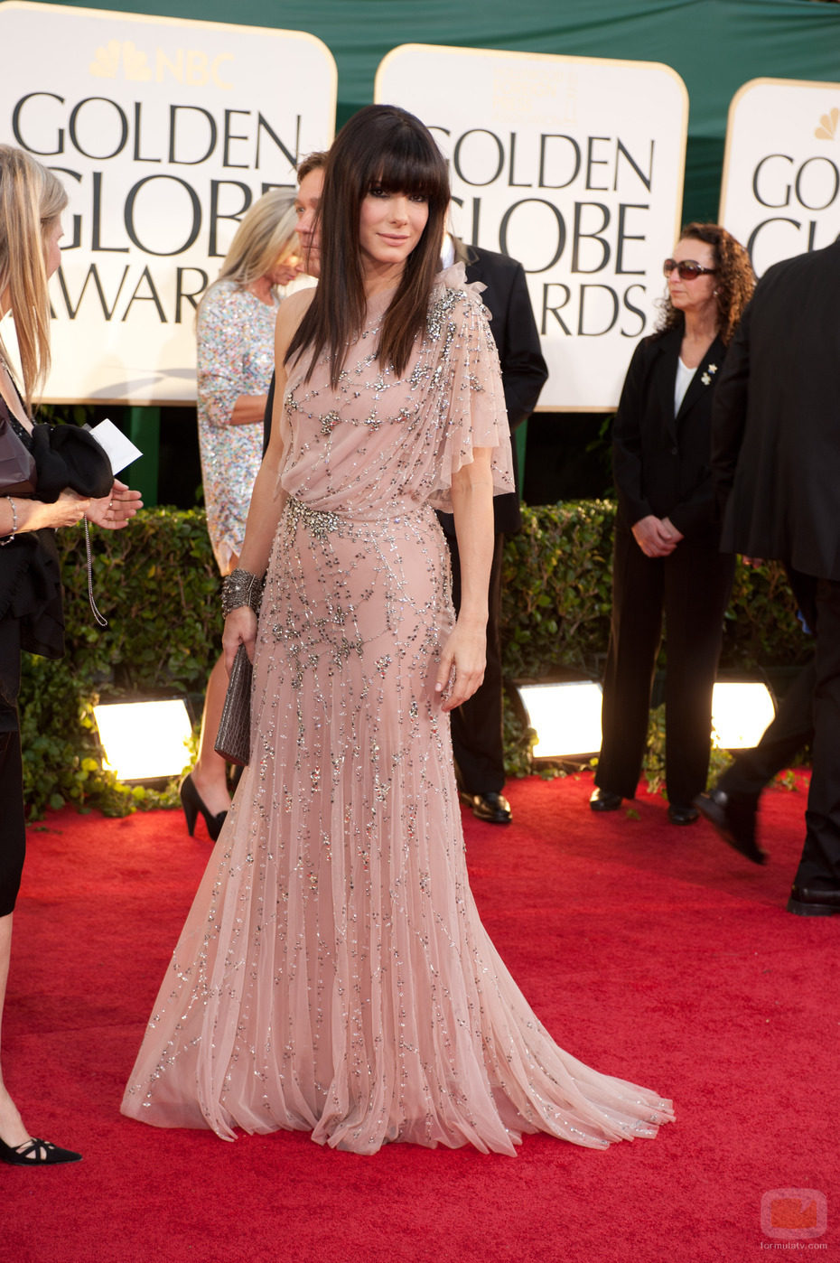 Sandra Bullock en los Globos de Oro 2011