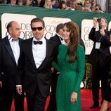 Brad Pitt y Angelina Jolie en los Globos de Oro 2011